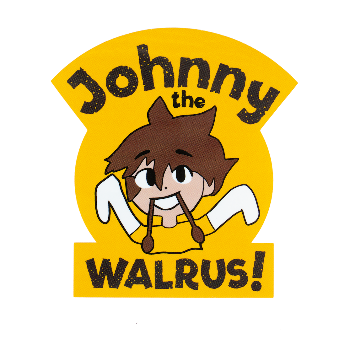 Johnny The Walrus Sticker