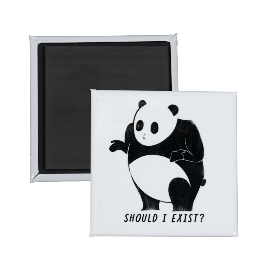 Existential Panda Magnet