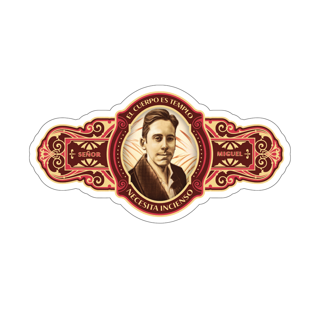 Señor Miguel Cigar Label Sticker