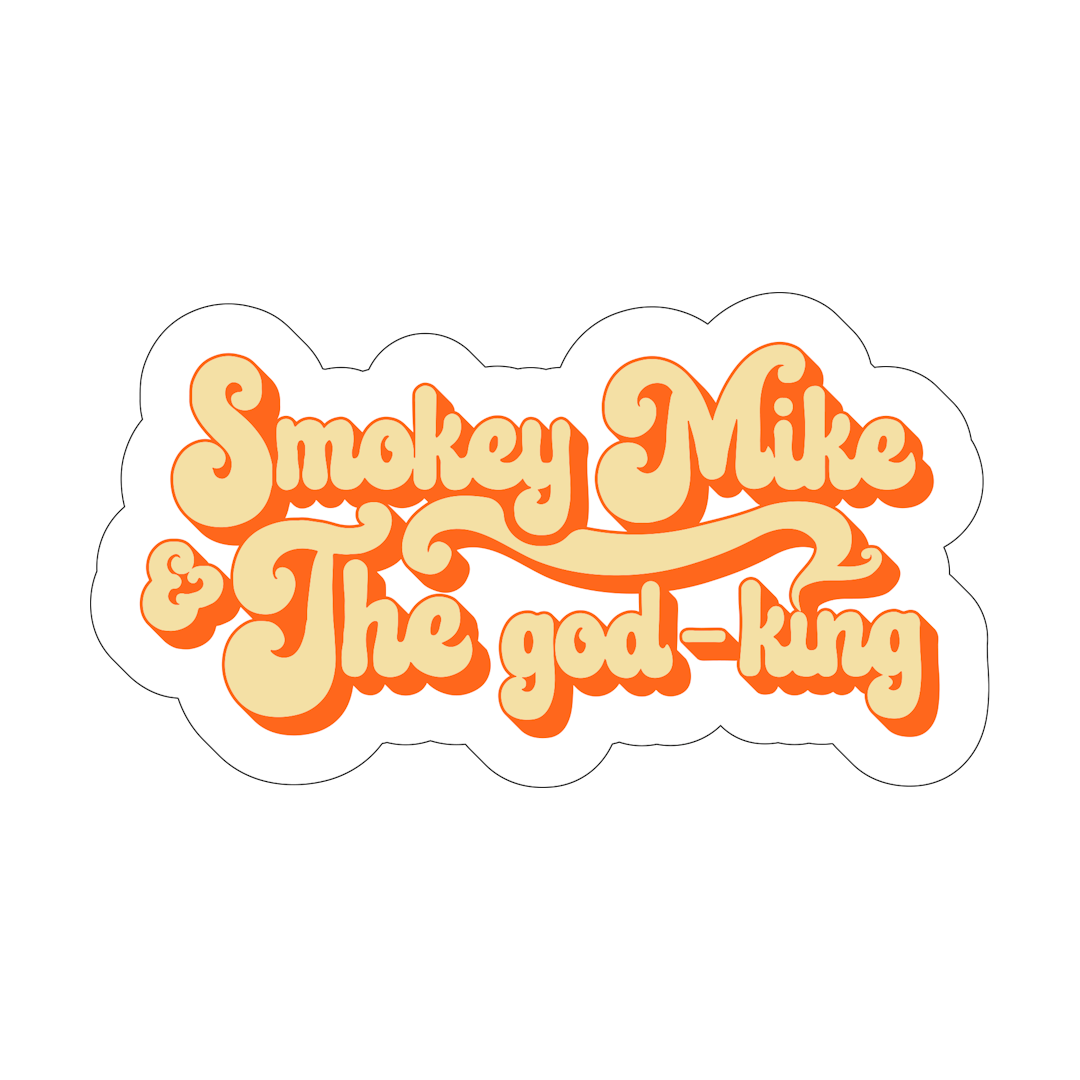 Smokey Mike & The god-king Sticker