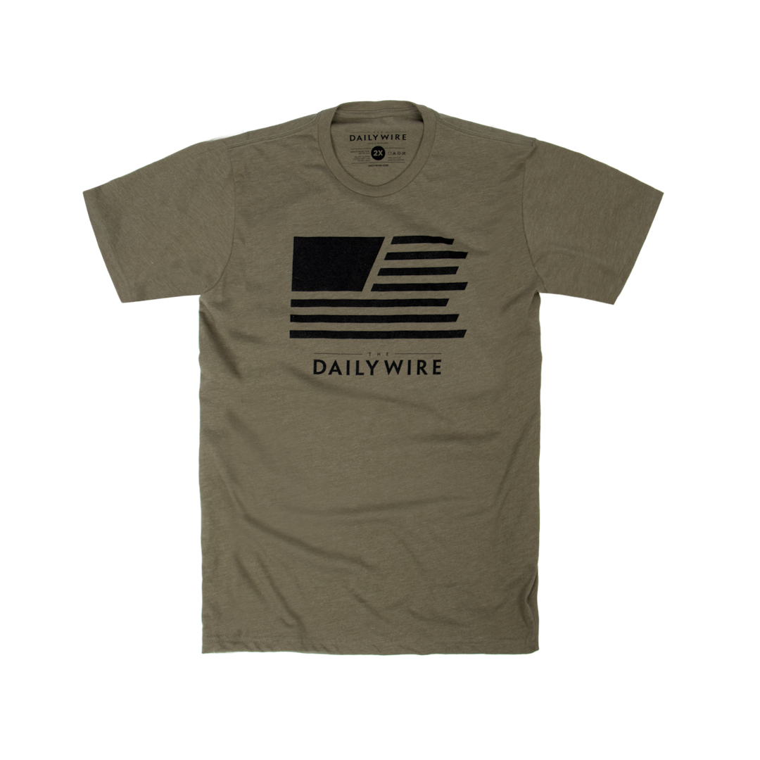 Daily Wire Flag T-Shirt - Green