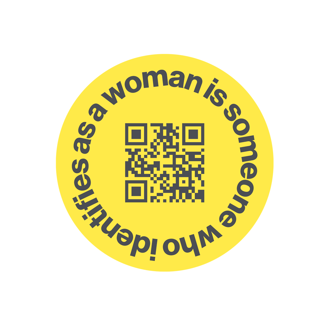 Definition of a Woman Sticker