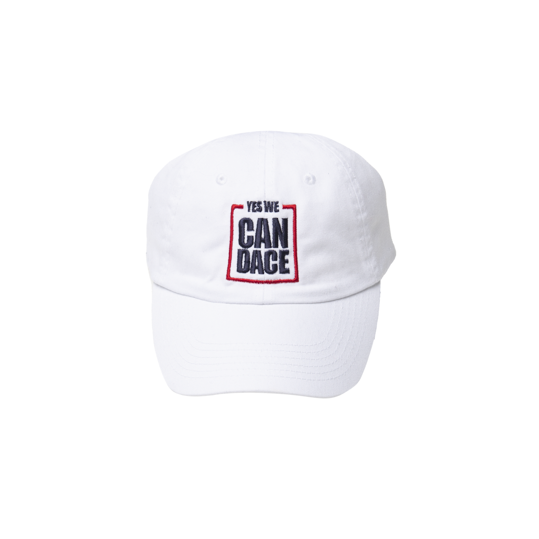 Yes We Candace Dad Hat - White